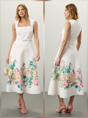 chinese dress ladies Isabel Lace Trim Maxi Slip Dress by Jewel Badgley Mishcka – Badgley Mischka main image 1